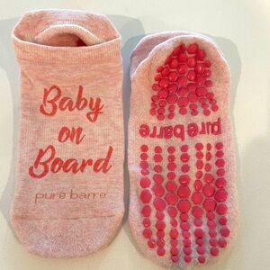 Pure Barre Baby Girl Socks